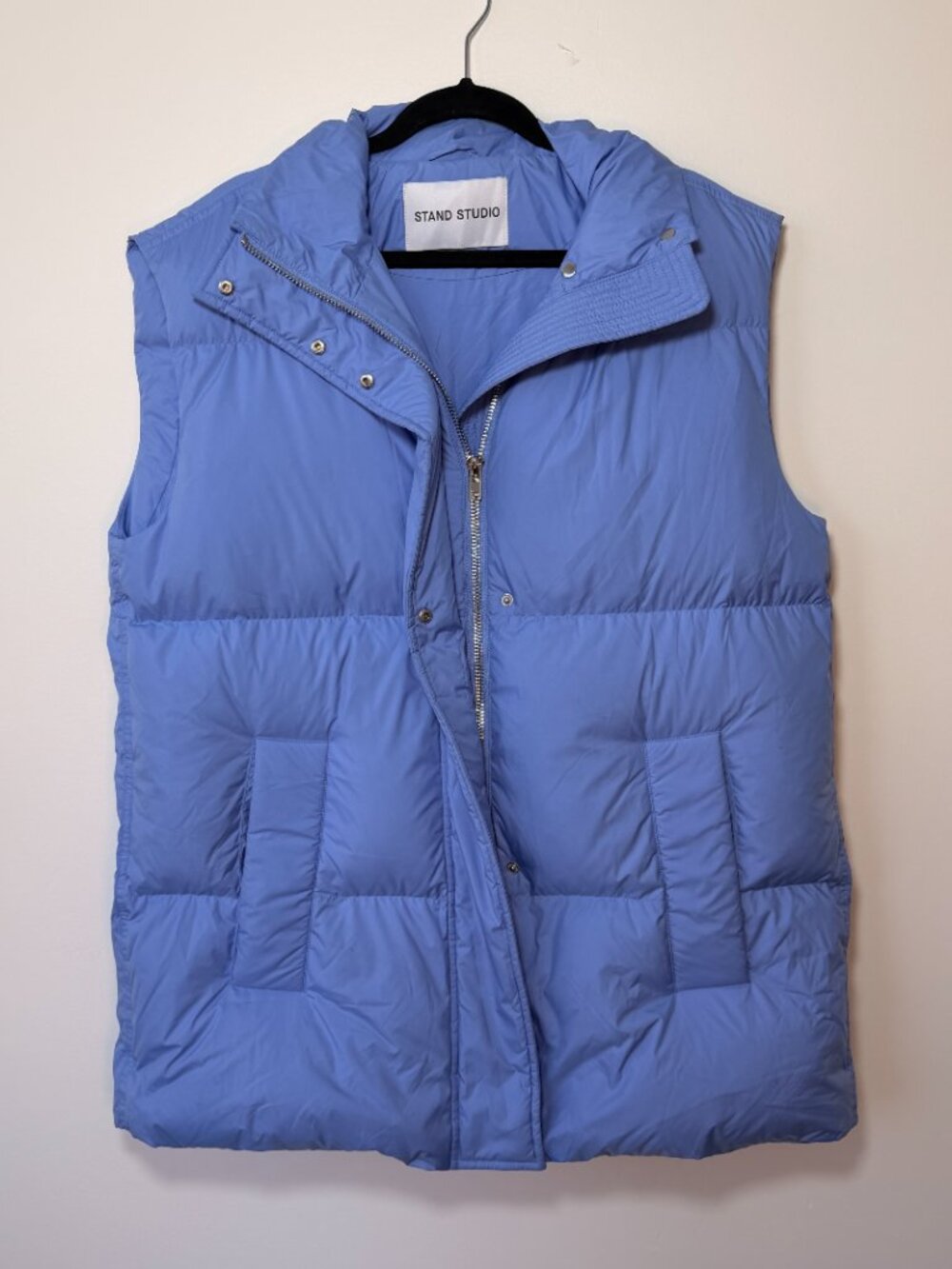 Stand Studio Halo Puffer Vest Purple Size XS